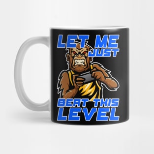 Let me just beat this level, Funny Gaming Gamer Gift Idea Mug